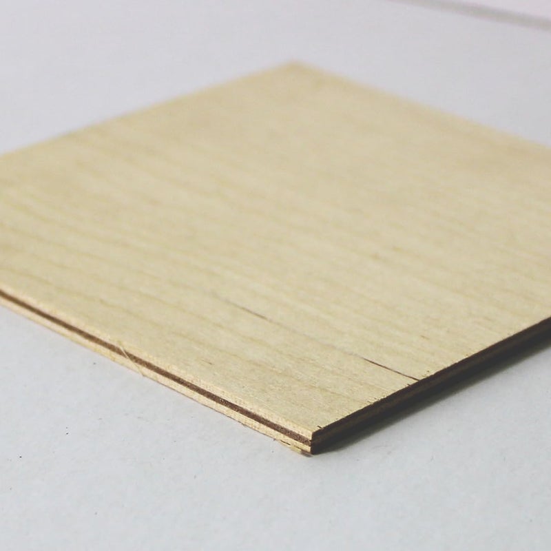 MakerStock 1/8" / 3mm Baltic Birch Plywood Panels for Laser Cutting and Engraving (12" x 20") - Image 2